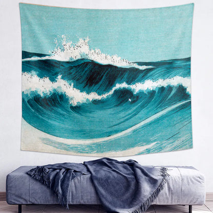 Ukiyo-e Wave Tapestry for Home Decoration Wall Art