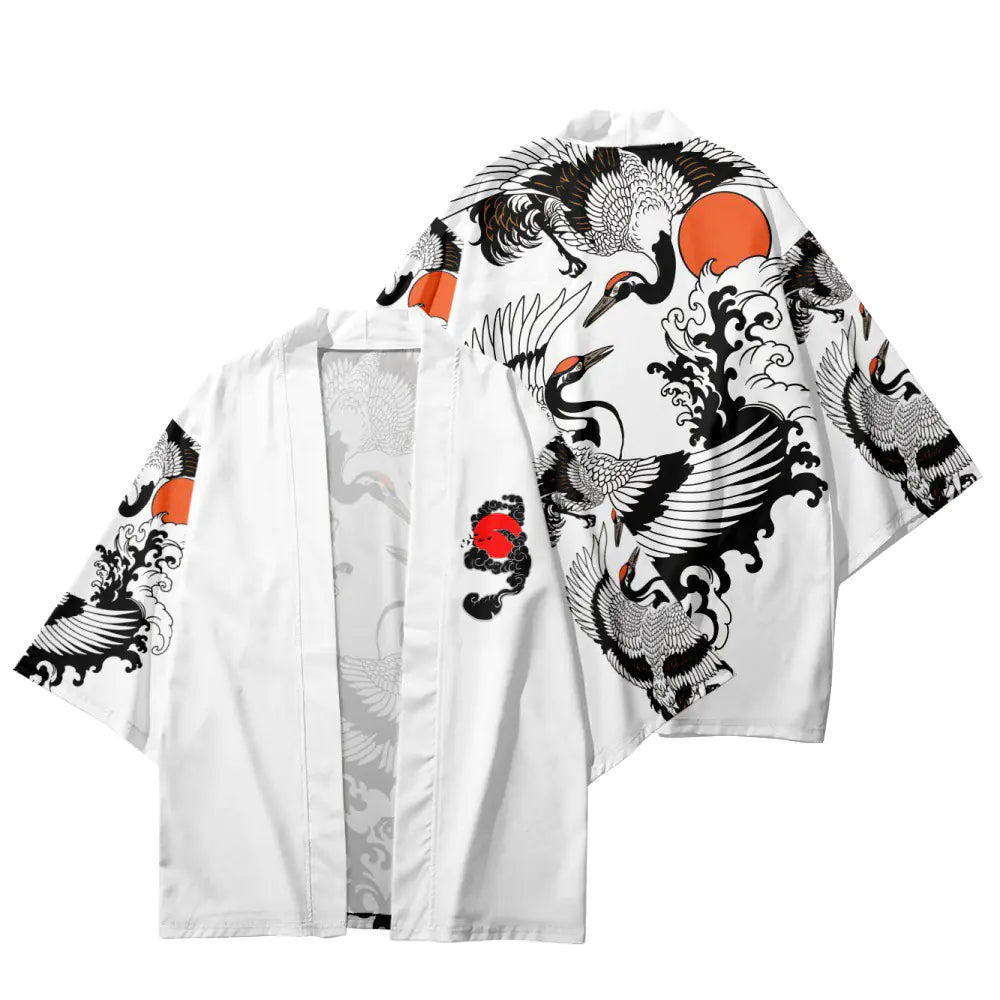 2023 Japanese Ukiyo-e Style Kimono Cardigan Shirt