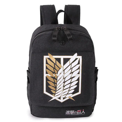 Attack on Titan Wings Backpack for Students and Fans