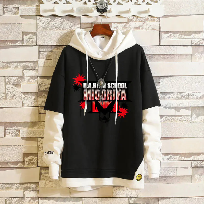 My Hero Academia Hooded Sweatshirt - Bakugo & Deku