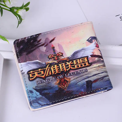 New Anime Short Wallet - One Piece Cartoon Design