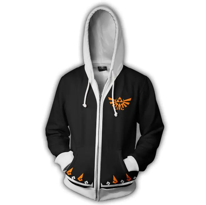 Anime Hoodie with Zipper - Fullmetal Alchemist Design