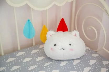 Plush Toy White Rabbit Pillow - Anime Merchandise