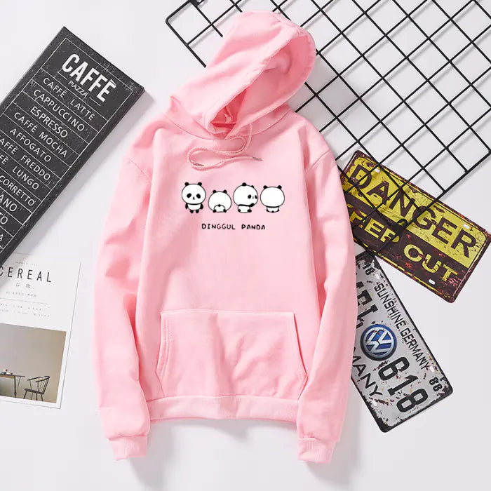 Hooded Padded Jacket Couple Pullover Fleece Sweater
