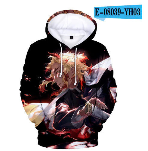 Demon Slayer Tanjiro Kamado 3D Hooded Sweatshirt