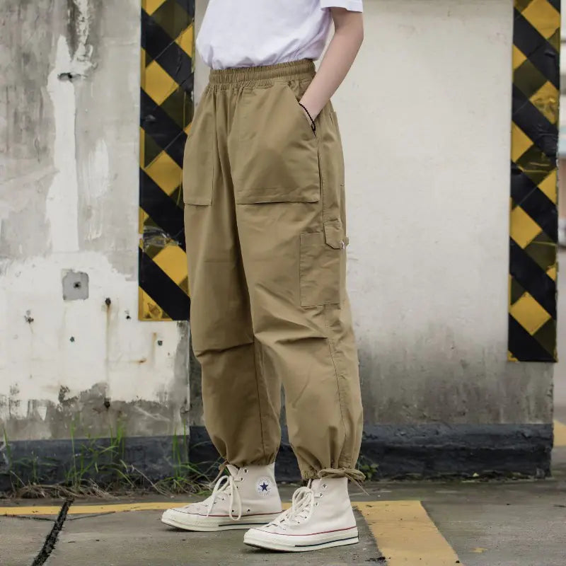 Japanese Street Style Unisex Cargo Jogger Pants