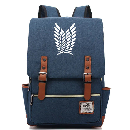 Attack on Titan Anime Backpack for Students, Unisex