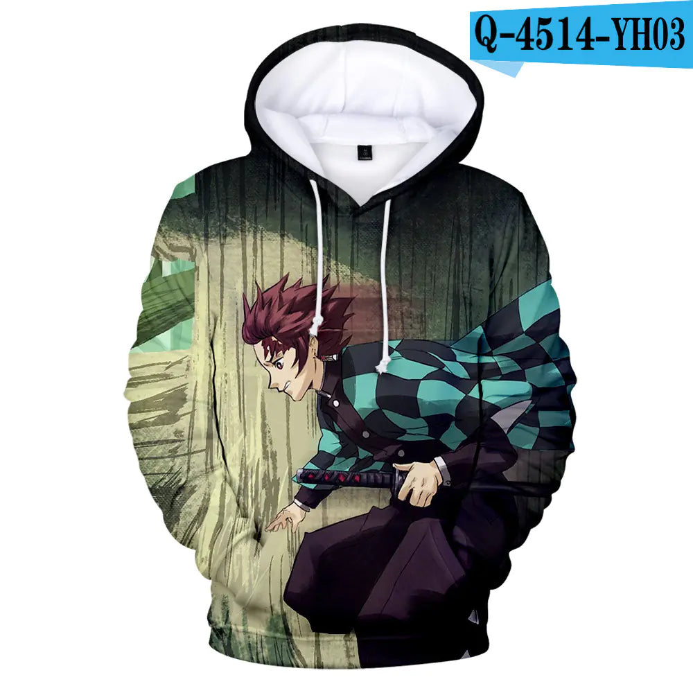Demon Slayer Tanjiro Kamado 3D Hoodie for All