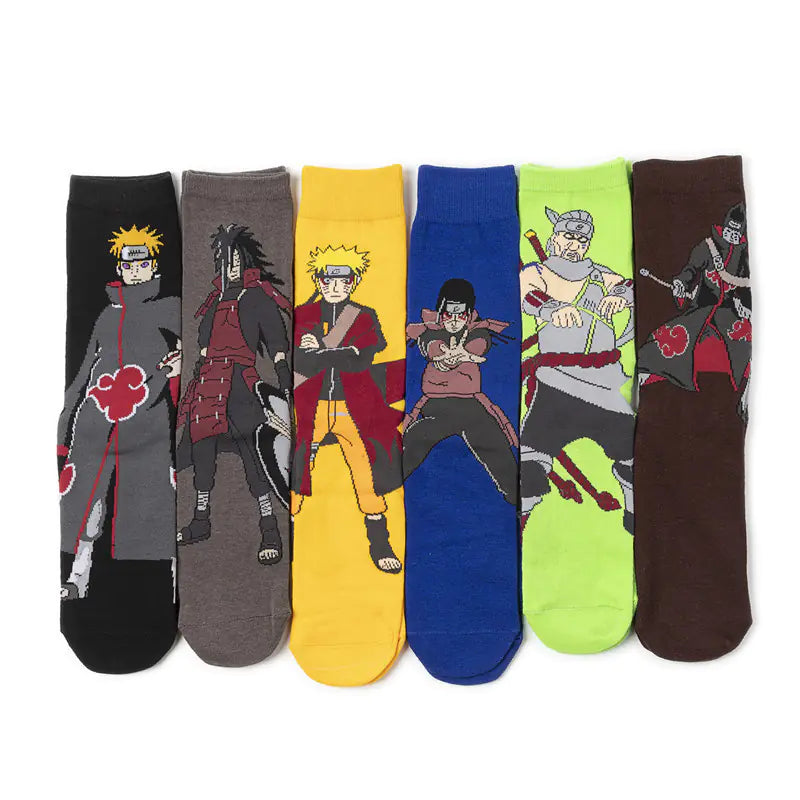 Cartoon Ninja Cotton Socks for Men - Trendy Wholesale