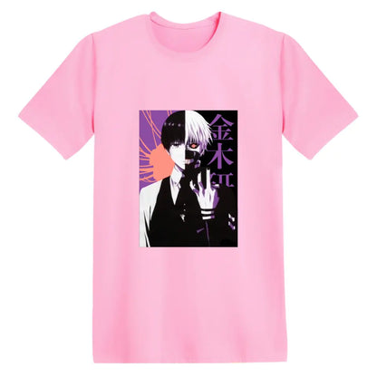 Tokyo Ghoul Anime Couple Short Sleeve T-Shirt