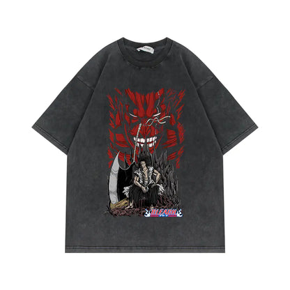 280g Vintage Anime Oversized Cotton T-Shirt