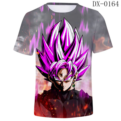 Dragon Ball Anime Series 3D Short Sleeve T-Shirt