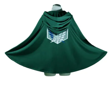 Attack on Titan Eren Cape and Uniform Costume