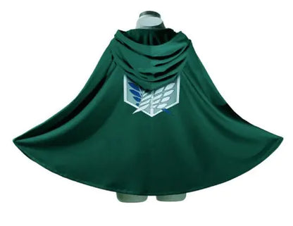 Attack on Titan Eren Cape and Uniform Costume
