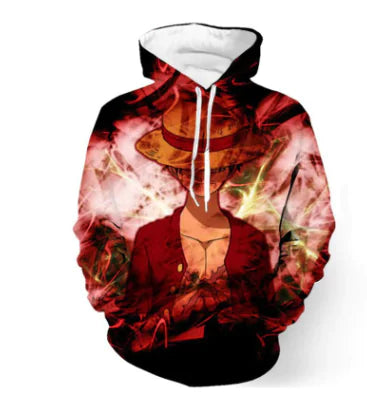 One Piece Luffy Series 3D Hoodie for Men and Women