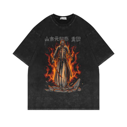 280g Vintage Anime Oversized Cotton T-Shirt