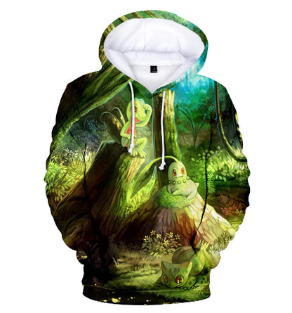 Pokemon Hoodie with Pet Character Print