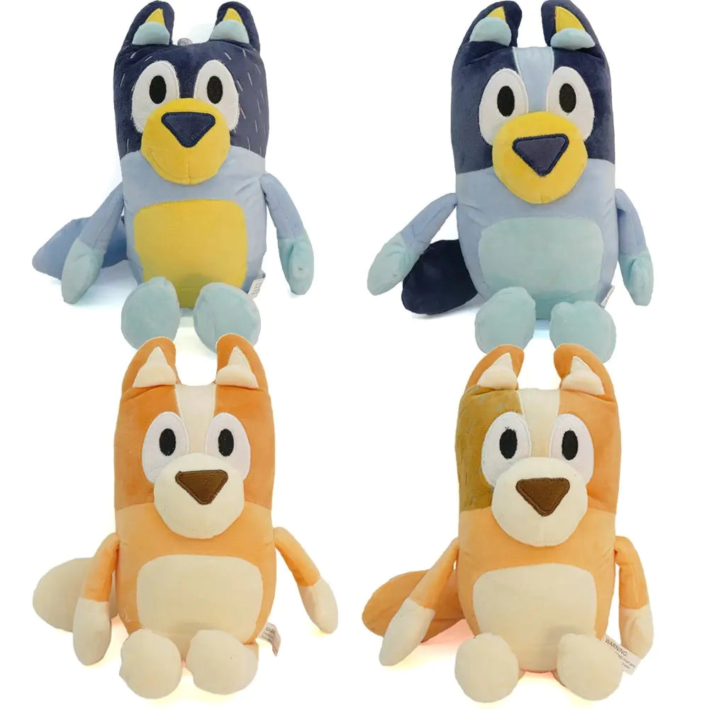 Blue Eyed Bingo Cartoon Dog Anime Plush Toy