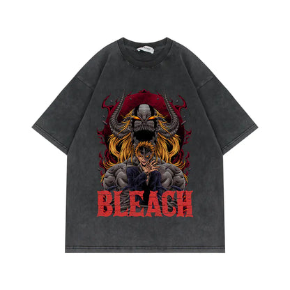 280g Vintage Anime Oversized Cotton T-Shirt