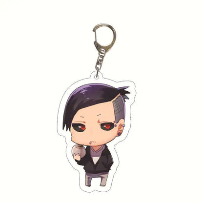 Tokyo Ghoul Double-Sided Acrylic Keychain (Kaneki Ken)