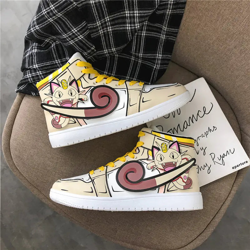 Summer Men's Breathable Couple Sneakers - Demon Slayer Design