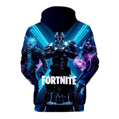 Fortnite Season 10 3D Printed Hoodie for Adults
