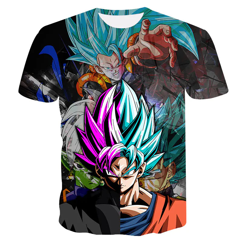 Dragon Ball Digital Print 3D T-Shirt for Men