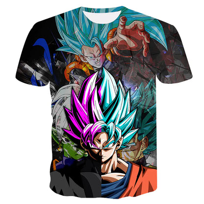 Dragon Ball Digital Print 3D T-Shirt for Men