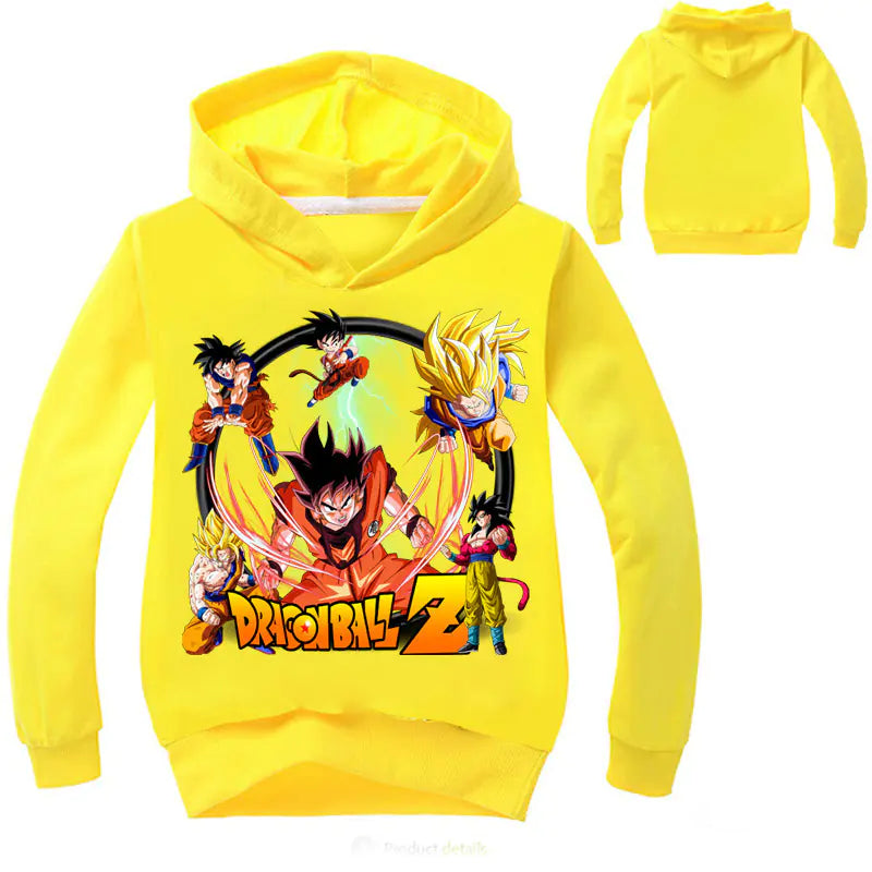 Dragon Ball Cartoon Kids Hoodie for Spring