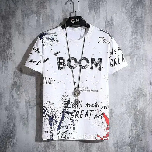 Men's Summer Short Sleeve Oversized T-Shirt
