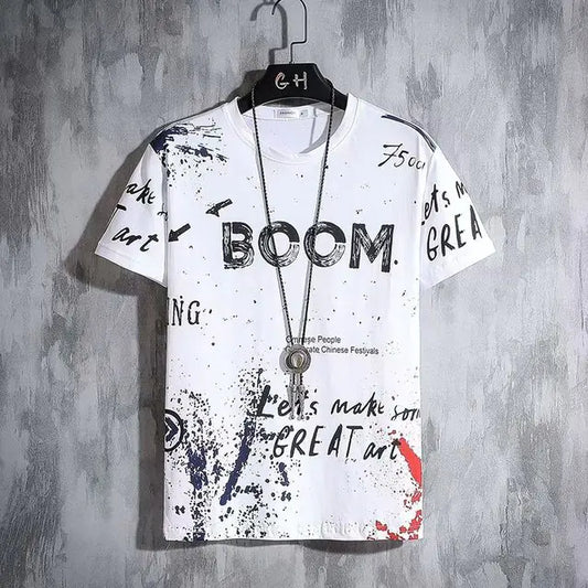 Men's Summer Short Sleeve Oversized T-Shirt