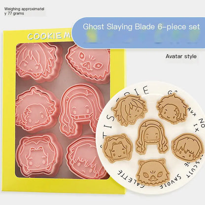 Demon Slayer Cookie Cutter Set - 3D Baking Tools