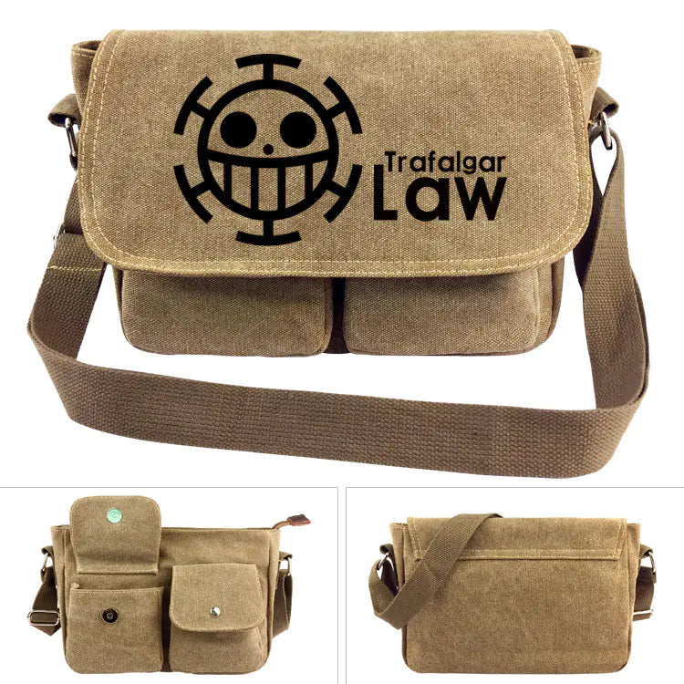 One Piece Canvas Shoulder Bag - Luffy Backpack
