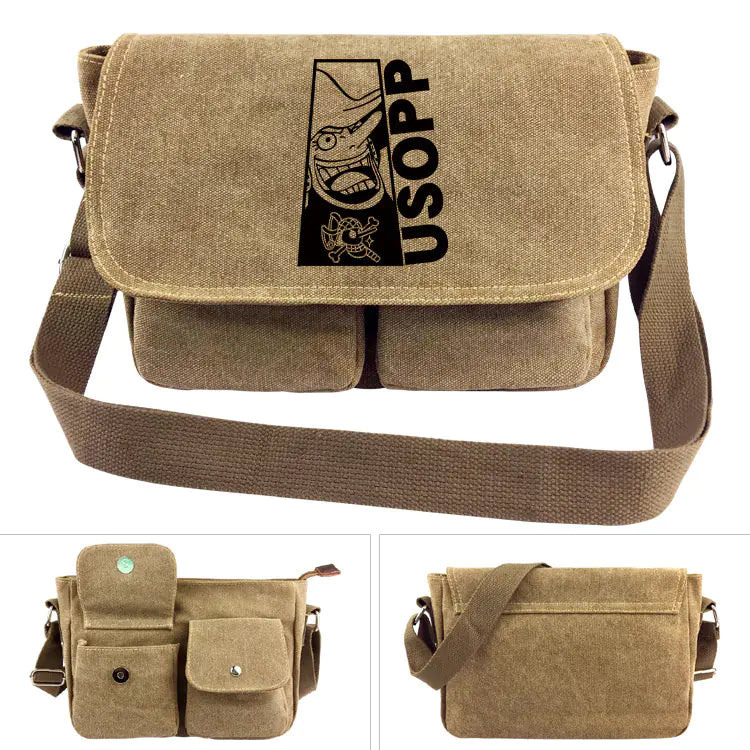 One Piece Canvas Shoulder Bag - Luffy Backpack