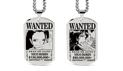 One Piece Inspired Necklace Pendant with Keychain