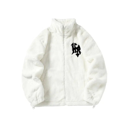 Men's Hip Hop Embroidered Fur-Lined Jacket (Couple's)