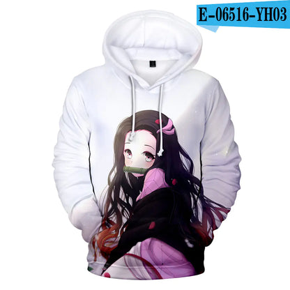 Demon Slayer Tanjiro Kamado 3D Hooded Sweatshirt