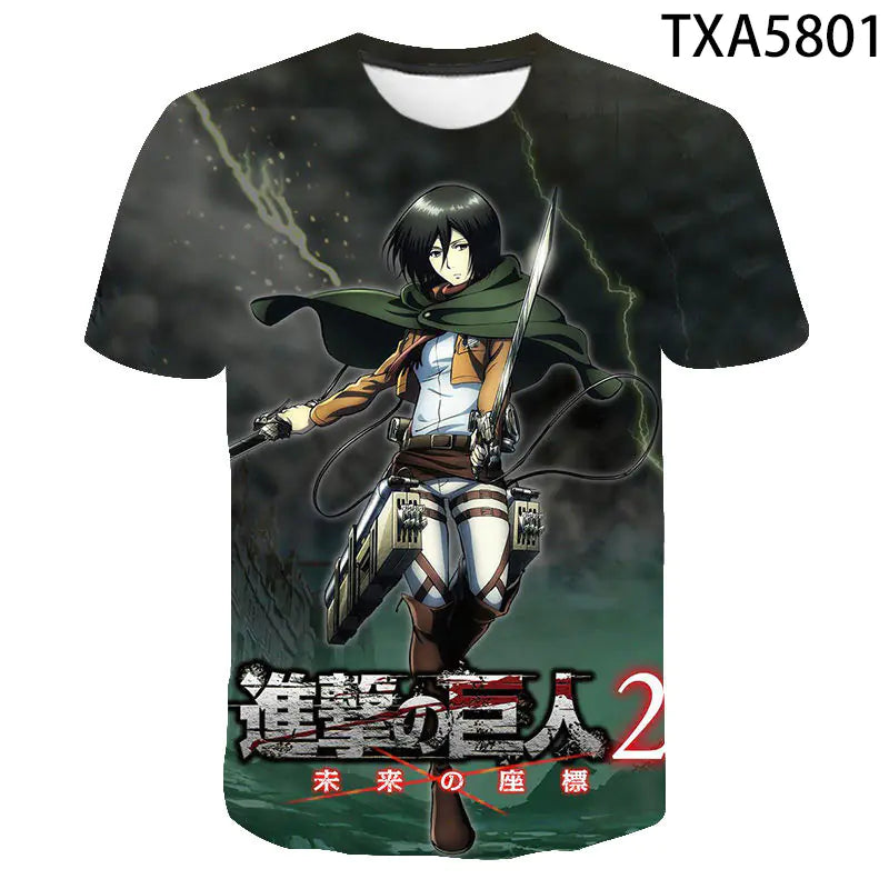 Attack On Titan Unisex Crew Neck T-Shirt
