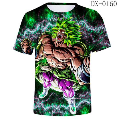Dragon Ball Anime Series 3D Short Sleeve T-Shirt