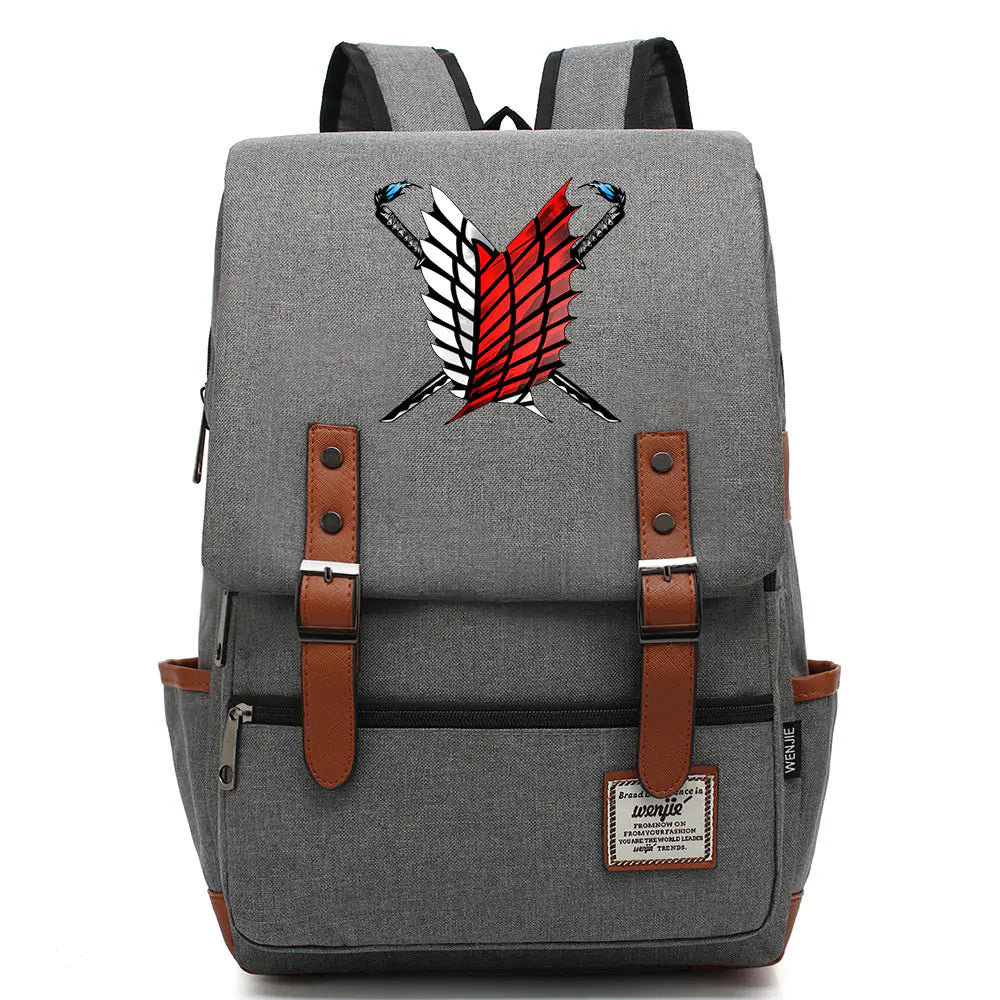 Attack on Titan Casual Backpack for Teens (Unisex)