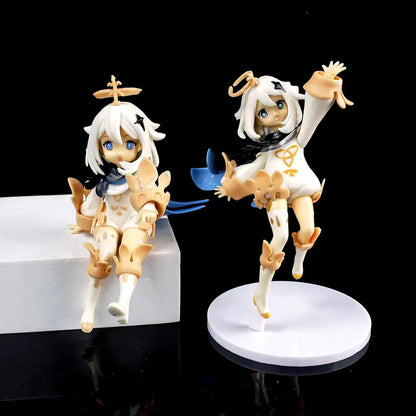 Genshin Impact Paimon, Klee, Hu Tao Anime Figures