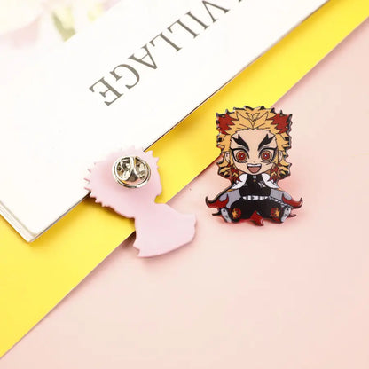Demon Slayer Acrylic Brooch Badge - New Collection