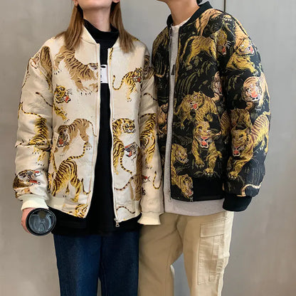 Embroidered Couples Street Dance Cotton Jacket