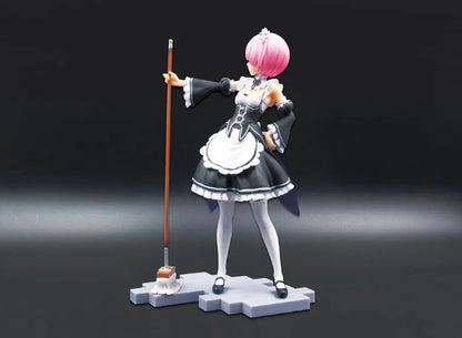 Re:Zero Rem Fairy Elements Espresto Statue Anime Figure Model Collection