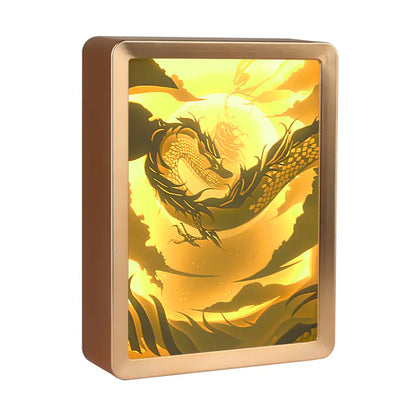Chinese Style Anime Night Light - 3D Dragon Shadow Lamp