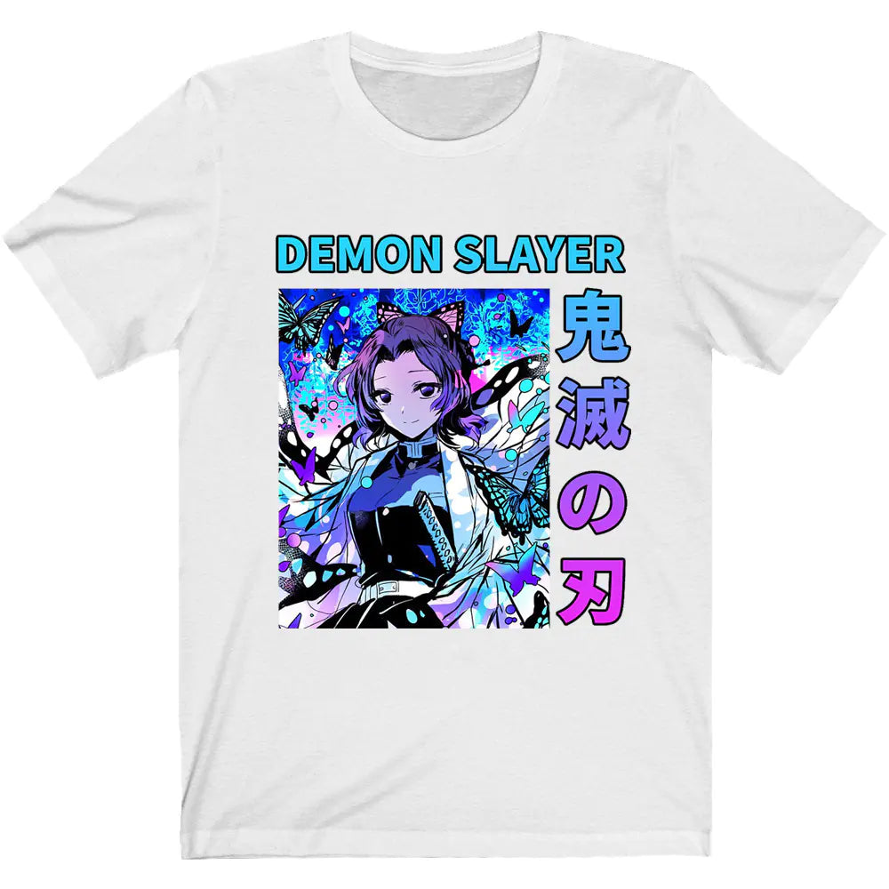 Demon Slayer Cartoon Loose Short Sleeve Women's Top