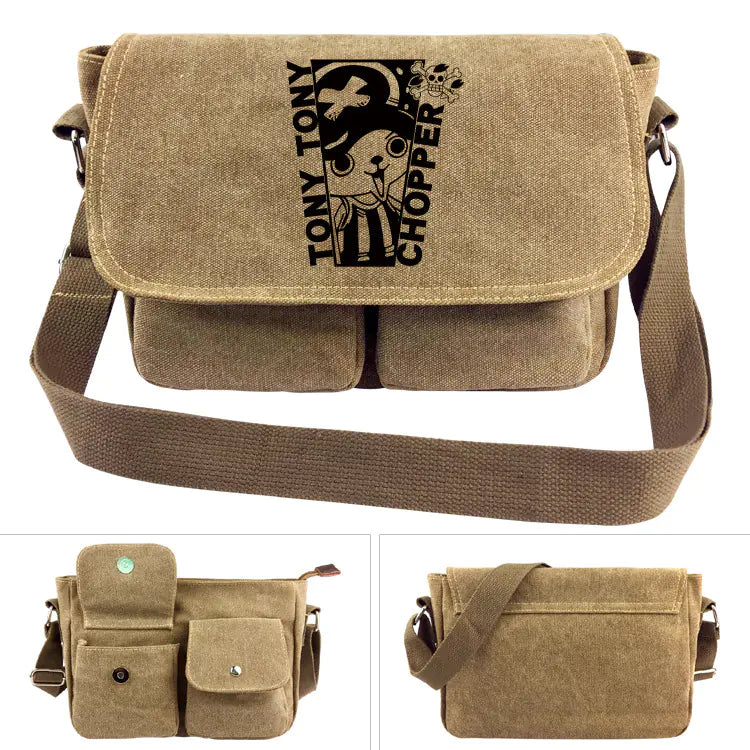 One Piece Canvas Shoulder Bag - Luffy Backpack