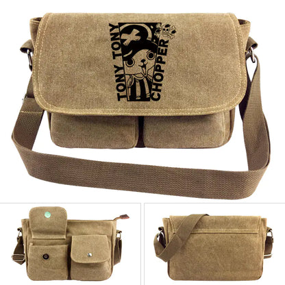 One Piece Canvas Shoulder Bag - Luffy Backpack