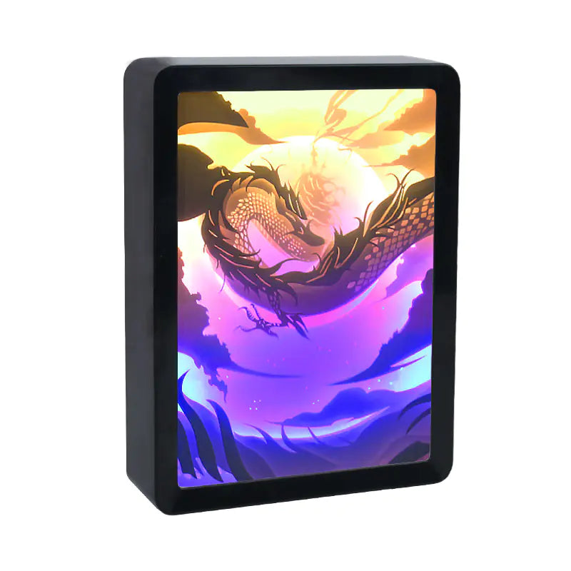 Chinese Style Anime Night Light - 3D Dragon Shadow Lamp