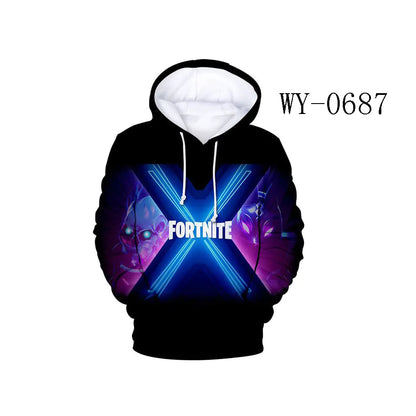 Fortnite Season 10 3D Printed Hoodie for Adults